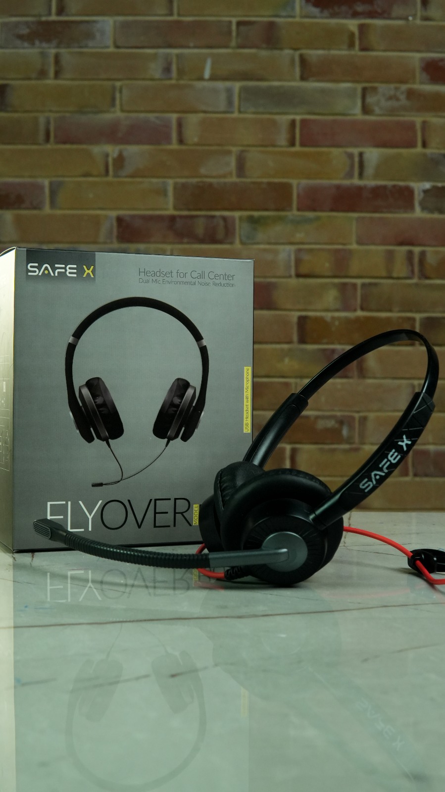 Flyover B6 SAFE X High-Fidelity USB Communication Headset - Image 2