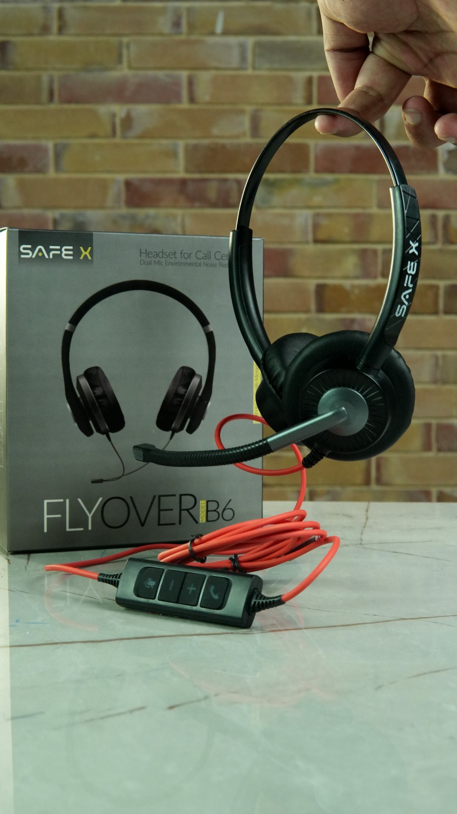 Flyover B6 SAFE X High-Fidelity USB Communication Headset - Image 3