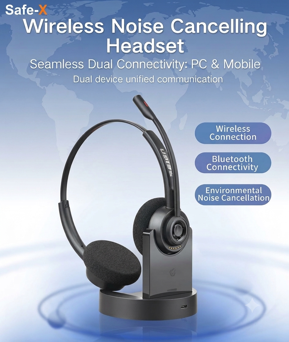 Wireless Cancelling Headset